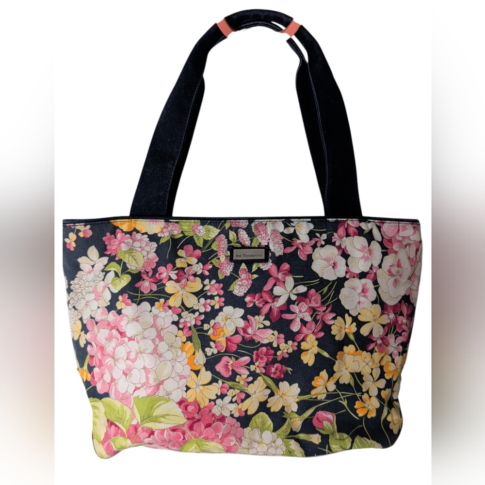 Jim Thompson Floral Tote Bag